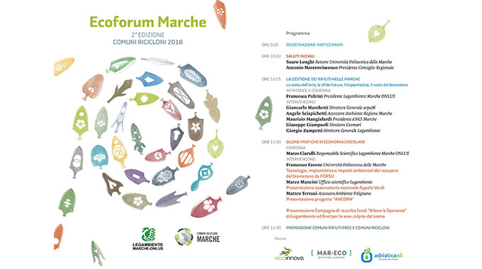 MAR.ECO contribuisce alla 2a) edizione dell’EcoForum Marche ed avvia con LEGAMBIENTE una collaborazione per progetti divulgativo-scientifici relativi all’informazione sulla gestione dei rifiuti speciali e la bonifica amianto